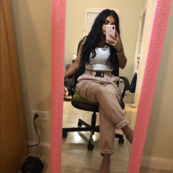 Pink cargo pants - Picture 1 of 3